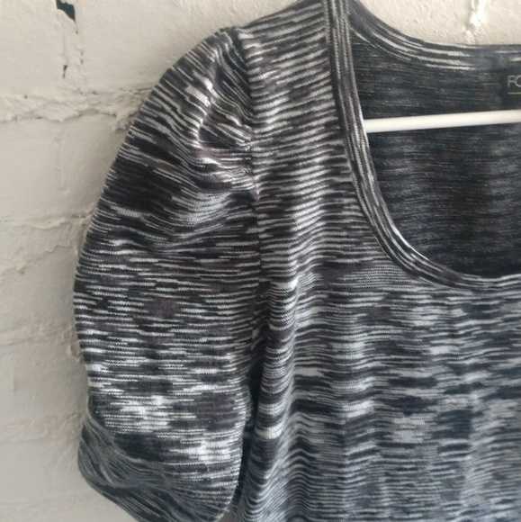 Forever 21 Plus Green and Gray Print Sweater Dress - Picture 5 of 5